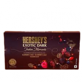Hersheys Exotic Dark Center Chocolate Festive Moments 129 Gm